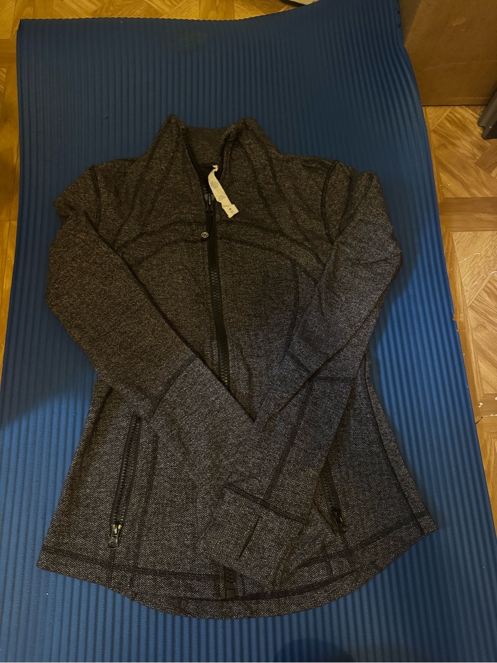lululemon athletica Heathered Charcoal Full-Zip Jacket